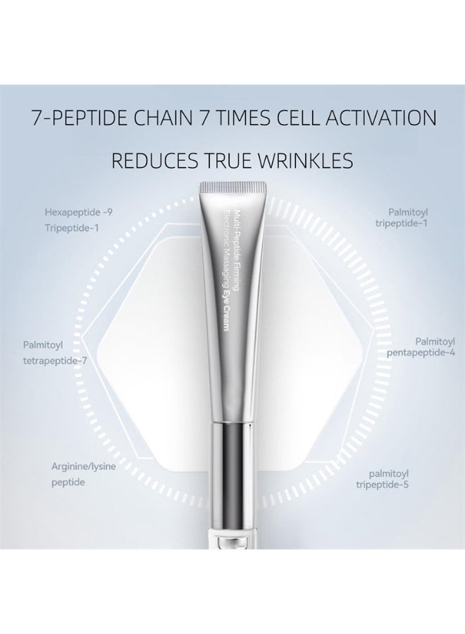 Peptide Firming Electric Massage Eye Cream, Technologically Advanced for Precise Anti-Wrinkle Repair (20ml) - Image 4